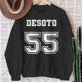 Jersey Style Desoto De Soto 55 1955 Antique Classic Car Sweatshirt Gifts for Old Women