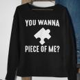 Jigsaw Puzzle Master Puzzle King Queen You Wanna Piece Of Me Sweatshirt Gifts for Old Women