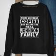 Johnson Surname Family Name Personalized Johnson Sweatshirt Gifts for Old Women