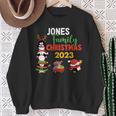 Jones Family Name Jones Family Christmas Sweatshirt Gifts for Old Women