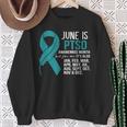June Is Post-Traumatic Stress Disorder Ptsd Awareness Month Sweatshirt Gifts for Old Women
