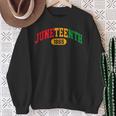 Junenth 2024 Celebrate Black Freedom 1865 History Month Sweatshirt Gifts for Old Women