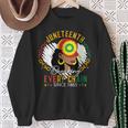 Junenth Breaking Every Chain Since 1865 African Women Sweatshirt Gifts for Old Women