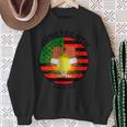 Junenth Flag And Broken Chains Sweatshirt Gifts for Old Women