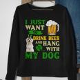 I Just Want To Drink Beer And Hang With My Maltese Sweatshirt Gifts for Old Women