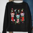 Kawaii Axolotl Christmas Stocking Kid Youth N Pajamas Pjs Sweatshirt Gifts for Old Women