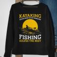 Kayaking Canoeing Kayak Angler Fishing Sweatshirt Gifts for Old Women