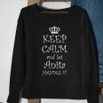 Keep Calm And Let Anita Handle It Name Sweatshirt Gifts for Old Women