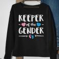Keeper Of Gender Reveal Gender Reveal Announcement Sweatshirt Gifts for Old Women
