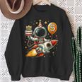 Kinder 5 Jahre Alt Raumschiff Rakete Geburtstag Astronaut Weltraum Sweatshirt Geschenke für alte Frauen