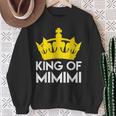 King Of Mimimi Statement Ironie Slogan Sweatshirt Geschenke für alte Frauen