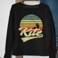 Kite Kiten Kiteboarding Kitesurfing Surf Vintage Retro Sweatshirt Geschenke für alte Frauen