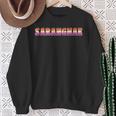 Kpop Gay Pride Month Saranghae Lesbian Korea I Love You Lgbt Sweatshirt Gifts for Old Women