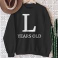 L Years Old Latin 50Th Birthday 50 Years Old Sweatshirt Gifts for Old Women