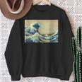 La Gran Ola De Kanagawa Coolintage Pintura Japonesa Camisa de entrenamiento Regalos para ancianas