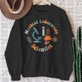 Lab Technician Science Tech Medical Laboratory Scientist Sweatshirt Gifts for Old Women