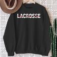 Lacrosse Ball Spieler Team Schläger Lacrosse Sweatshirt Geschenke für alte Frauen