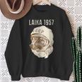 Laika Dog Sputnik Space Space Ussr Sweatshirt Geschenke für alte Frauen