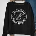 Graphic Lake Norman North Carolina Pocket Logo Souvenir Sweatshirt Gifts for Old Women