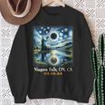 Lake Total Solar Eclipse Niagara Falls Ontario Canada Sweatshirt Gifts for Old Women