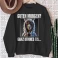 Lama Kaffee Morgenschen Guten Morgen Ganz Thinnes Ice Cream Sweatshirt Geschenke für alte Frauen