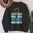 Lass Das Mal Den Werner Machen First Name Saying Sweatshirt Geschenke für alte Frauen