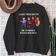 Lasst Mich Durch Seniors Sweatshirt Geschenke für alte Frauen