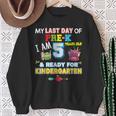 My Last Day Of Pre-K I'm 5 Years Old Ready For Kindergarten Sweatshirt Gifts for Old Women