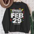 Leap Day Birthday Leap Year Baby Leap Year Birthday Sweatshirt Gifts for Old Women