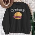 Leberkäse Liebe I Leberkas Fleischkäse Motiv Für Metzger Sweatshirt Geschenke für alte Frauen