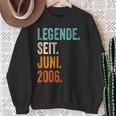 Legende Seit Juni 2006 18 Jahre Sweatshirt Geschenke für alte Frauen