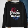 Let Freedom Ring 4Th Of July Usa United States Fireworks Sweatshirt Gifts for Old Women