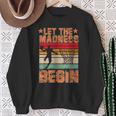 Let The Madness Begin Lover Basketball Sweatshirt Gifts for Old Women