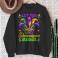 Let The Shenanigans Begin Mardi Gras Sweatshirt Gifts for Old Women