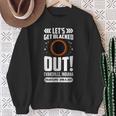 Let's Get Blacked Out Evansville Indiana Solar Eclipse 2024 Sweatshirt Gifts for Old Women Let's Get Blacked Out Evansville Indiana Solar Eclipse 2024 Sweatshirt Gifts for Old Women