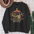 Let's Fiesta Cinco De Mayo Fiesta Squad Sombrero Hat Mexican Sweatshirt Gifts for Old Women