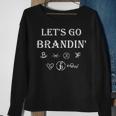 Let's Go Brandin' Ranching Farming Cattle Brands C Sweatshirt Gifts for Old Women