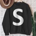 Letter S Sweatshirt Geschenke für alte Frauen