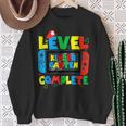 Level Kindergarten Complete Graduation Last Day Of School Sweatshirt Gifts for Old Women