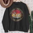 Levi The Man The Myth The Legend Personalized Name Sweatshirt Gifts for Old Women