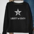 Liberty Or Death Battalion Flag Gadsden Snake Sweatshirt Gifts for Old Women