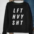 Lift Heavy Pump Cover Oversized Gym Workout Sweatshirt Gifts for Old Women