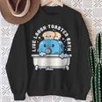 Live Laugh Toaster Bath Saying Life Sweatshirt Gifts for Old Women