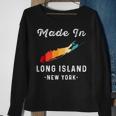 Long Island Ny Souvenir Native Long Islander Map Vintage Sweatshirt Gifts for Old Women