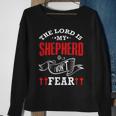 The Lord Is My Shepherd I Won't Fear Psalm 231 Christian Sweatshirt Gifts for Old Women