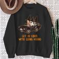 Get In Loser We're Going Hexing Witches Costume Sweatshirt Gifts for Old Women