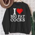 I Love Big Fat Cocks Cote I Love Big Fat Cocks Sweater e Cadeaux pour les femmes âgées