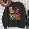 Love Black History Month Strong African Toddler Girls Sweatshirt Gifts for Old Women