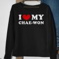 I Love My Chae-Won I Heart My Chae-Won Sweatshirt Gifts for Old Women