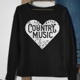I Love Country Country Music Lover Idea Sweatshirt Gifts for Old Women